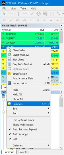 Symbols Importing Tick and Bars on MetaTrader Tick Data OHLC